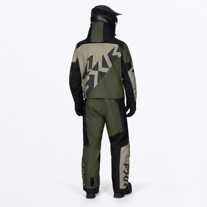 FXR Cold Cross CX F.A.S.T. Monosuit Men's Army and Stone Size M