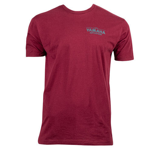Yamaha Adventure T-Shirt Men's Maroon Size M