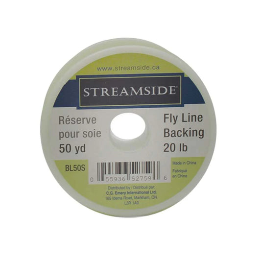 Streamside Fly Line Backing Chartreuse 50yd 20lb