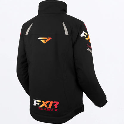 FXR Team FX Jacket Women's Black and Sunrise Size 6