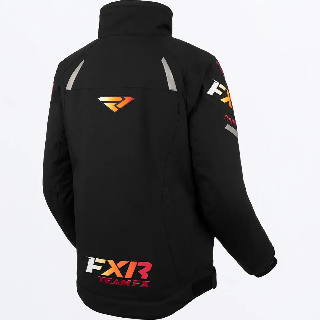 FXR Team FX Jacket Women's Black/Sunrise Size 6
