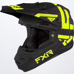 FXR Legion Helmet Black and Hi-Vis Size S