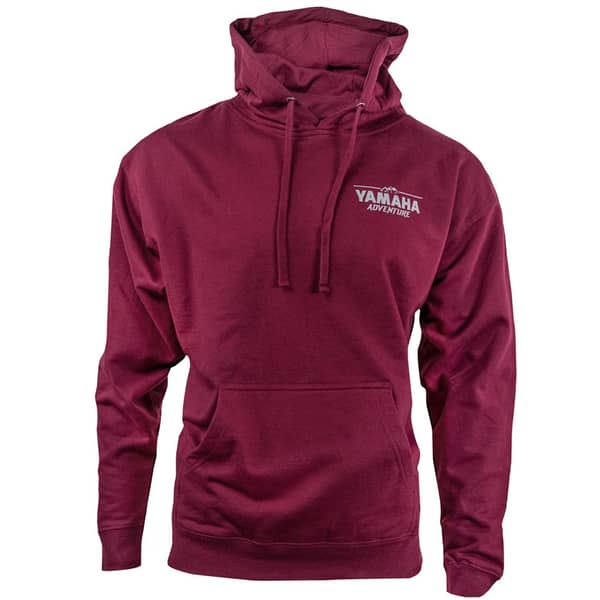 Yamaha Adventure Pullover Hoodie Maroon Size XL