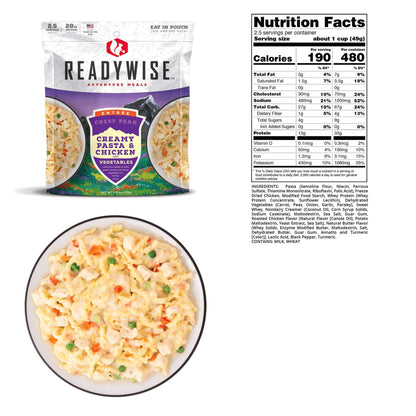 ReadyWise Creamy Pasta and Chicken