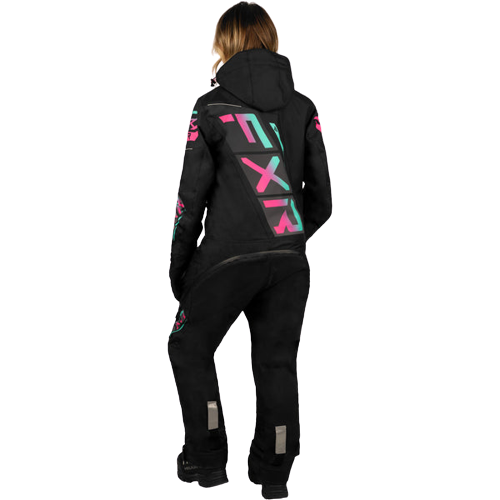 W CX LITE MONOSUIT BLACK/MINT-E PINK FADE SZ16