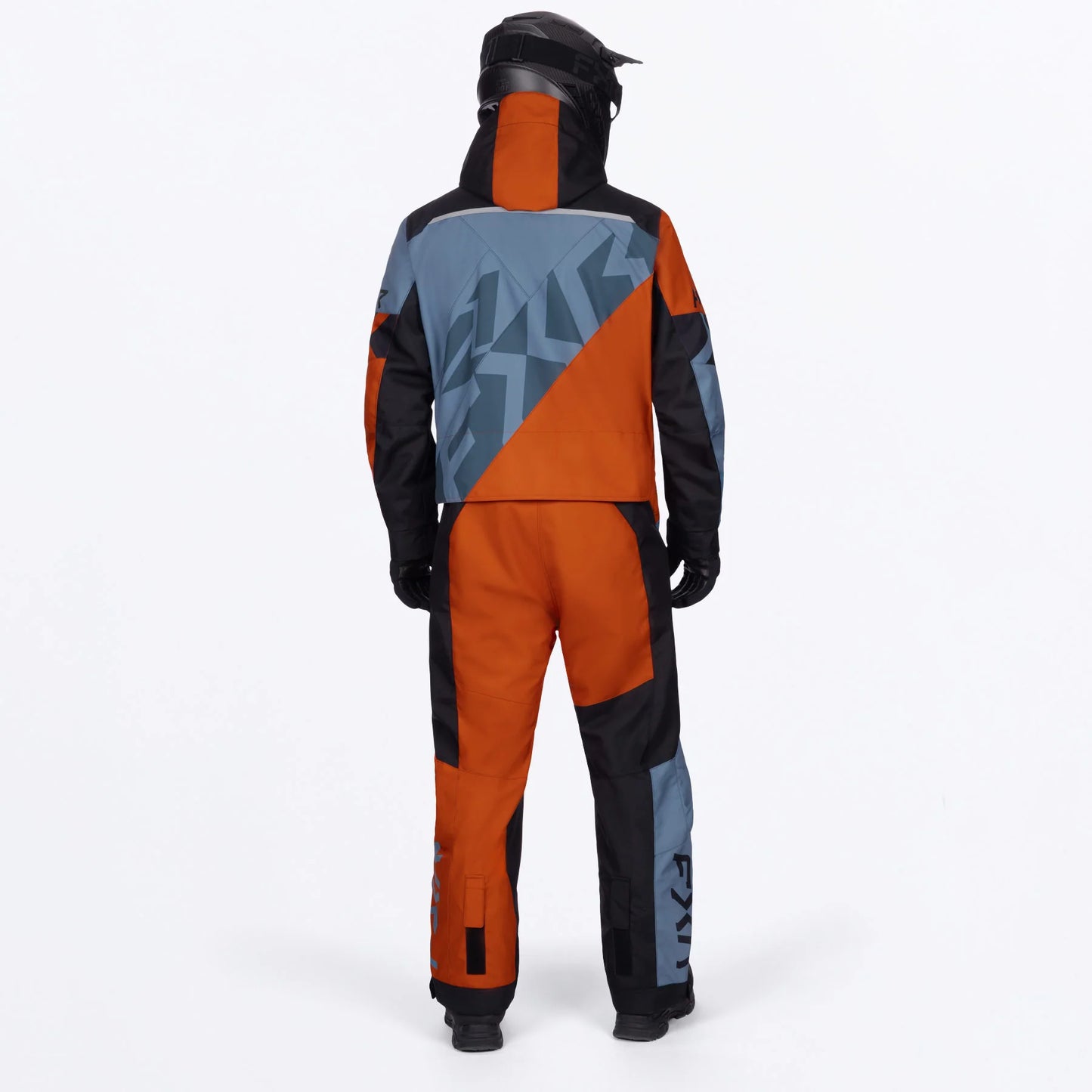 FXR Cold Cross CX F.A.S.T. Monosuit Men's Steel/Burnt Orange Size L