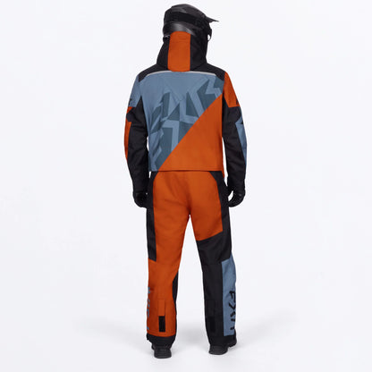 FXR Cold Cross CX F.A.S.T. Monosuit Men's Steel/Burnt Orange Size L