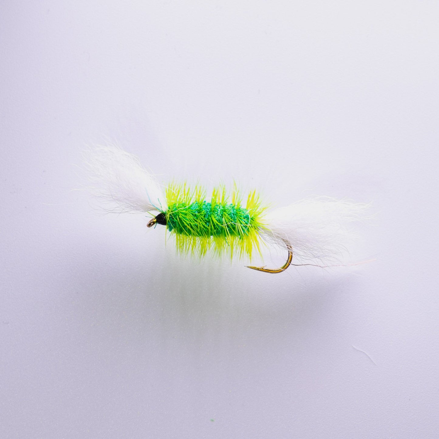 Dry Fly Green Body Green Hackle Bomber #6