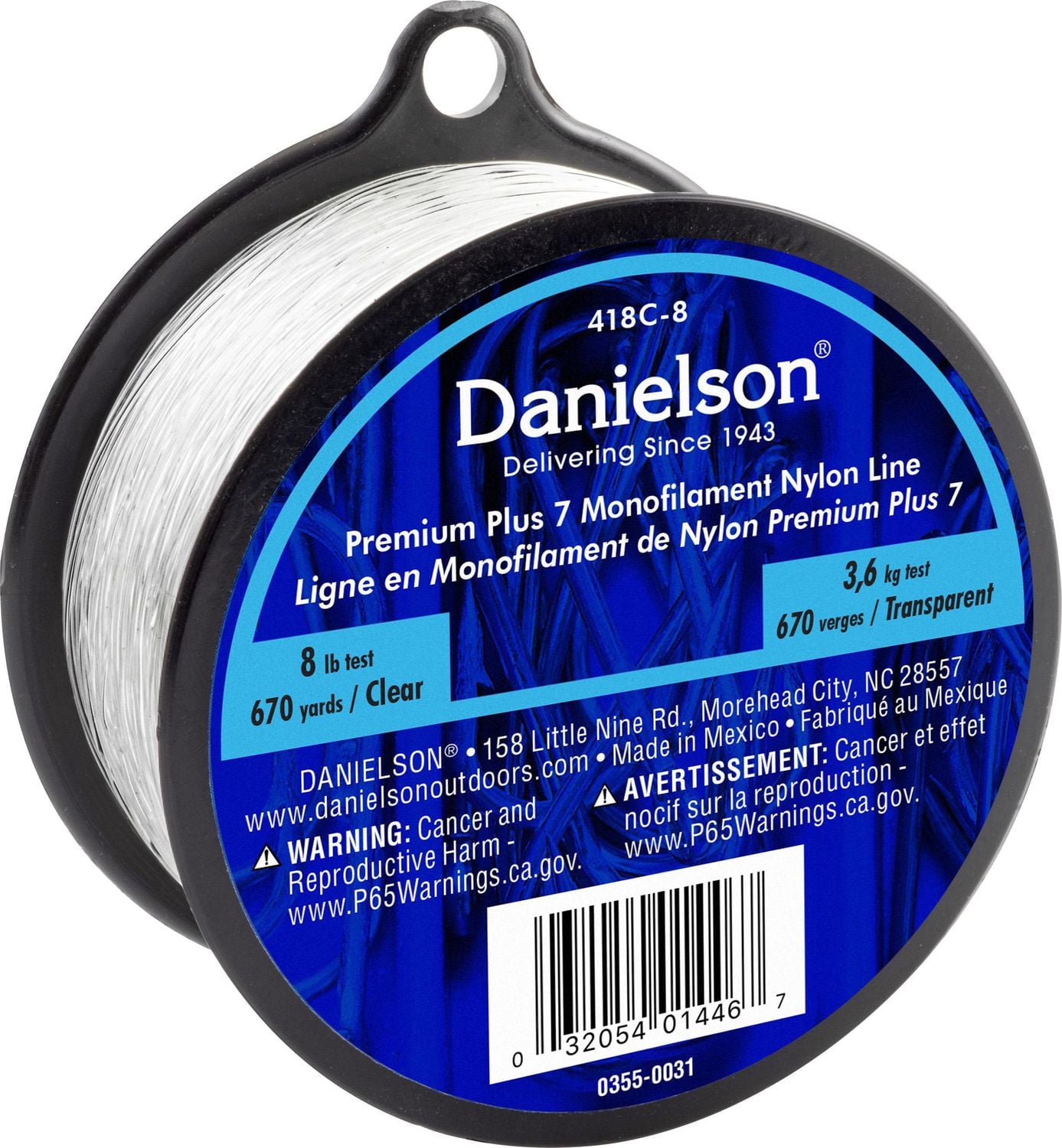 Danielson Plus 7 Mono Clear 8lb