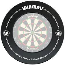 Winmau Black Printed Dartboard Surround