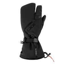 Gloves 3 Fingers Throttle Black XL