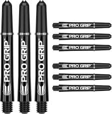 Target Darts Pro Grip Shaft Black 9-Pack Short