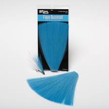 Shor Faux Bucktail Blue 6"