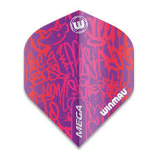 Winmau Mega Standard Flights Pink