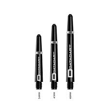 Datadart Signature Nylon Shafts Short Black