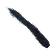Hareline Calf Tail Black