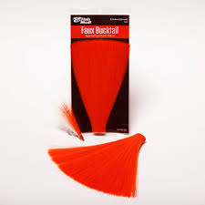 Shor Faux Bucktail Red 6"