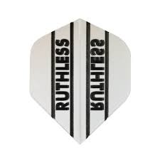 Ruthless Darts Flights White