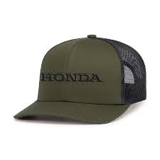 Honda PE Pacific Mesh Back Cap Green Black OS