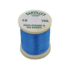 Danville 4-Strand Rayon Floss 300 Denier 10yd Blue