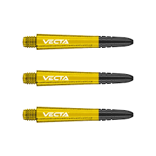 Winmau Vecta Dart Shafts Yellow Short