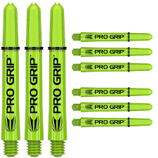 Target Darts Pro Grip Shaft Lime 9-Pack Medium