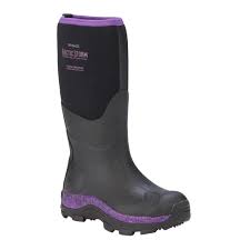 DryShod W's Arctic Storm Hi Black/Purple Size 7
