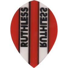 Ruthless Darts Flights Pear Red