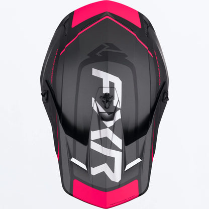 FXR Clutch EVO Helmet Black/Razz Size M