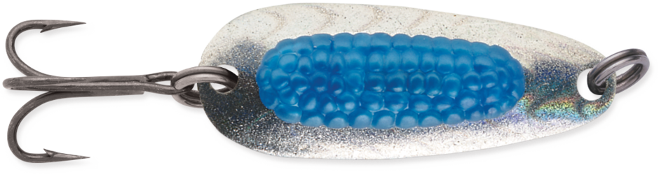 Blue Fox Rattlin' Pixee Spoon Holographic Silver/Blue 7/8oz