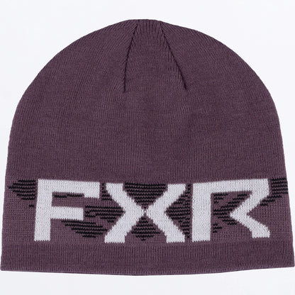FXR Split Beanie Adult Muted Grape and Dusty Lilac