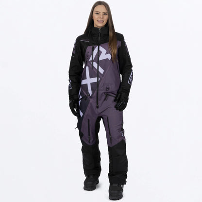 FXR CX F.A.S.T. Monosuit Women's Black/Muted Grape Size 12