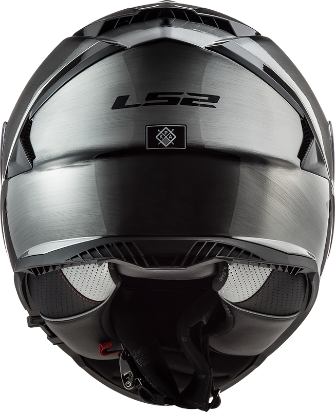 LS2 Assault Helmet Solid Brushed Alloy Size S