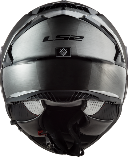LS2 Assault Helmet Solid Brushed Alloy Size S