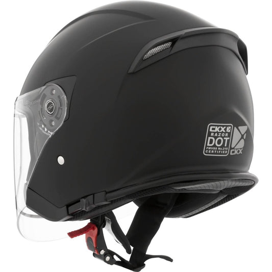 HELM RAZOR RSV DL SOLID BK MAT 2XL CKX