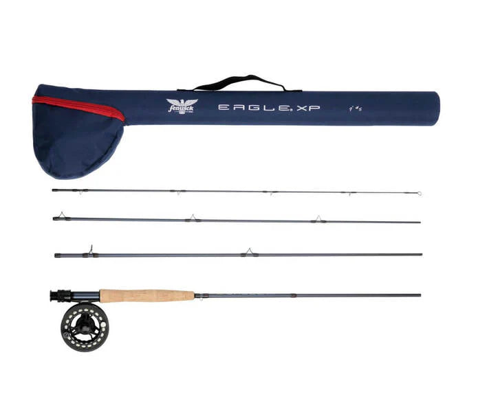 Fenwick Eagle XP Fly Rod Combo 9' 8wt 4pc