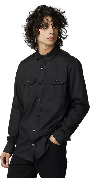 ASSEMBLY LINE FLANNEL BLK SM