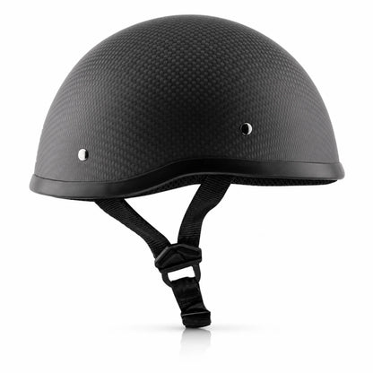 Classic QR Beanie Helmet Without Visor in Dull Carbon