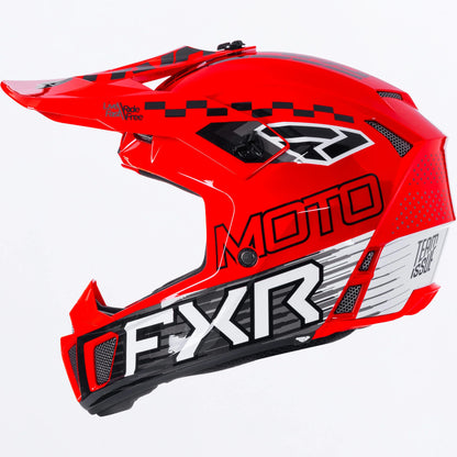 FXR Clutch MX Helmet Youth's Red Size XL