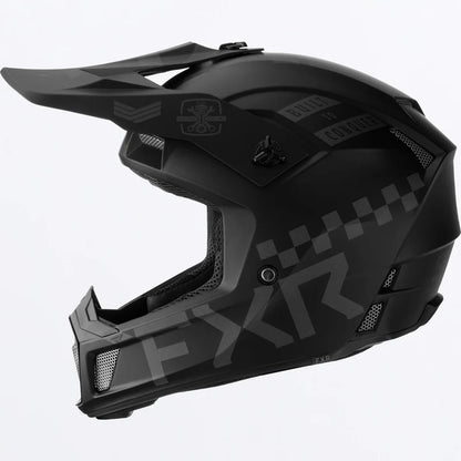 FXR Clutch Gladiator Helmet Black Ops Size L
