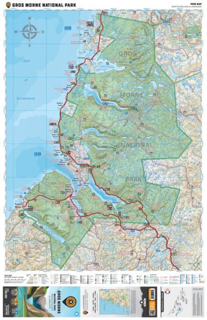 Backroad Maps Gros Morne National Park  NL