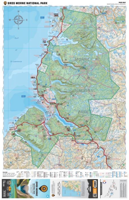 Backroad Maps Gros Morne National Park  NL