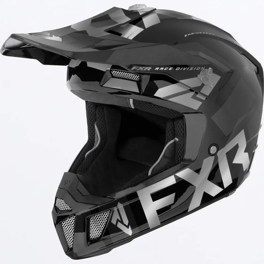 FXR Clutch Evo LE Helmet Black and White Size XS