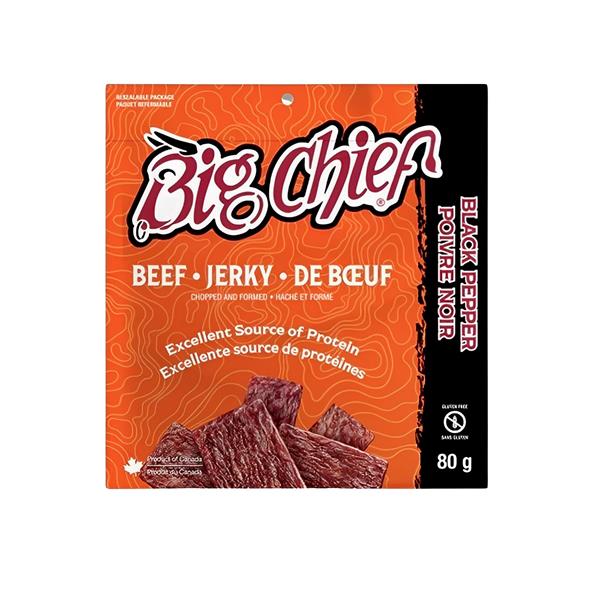Big Chief 615 Black Pepper Beef Jerky 80g