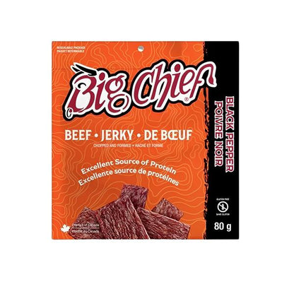 Big Chief 615 Black Pepper Beef Jerky 80g