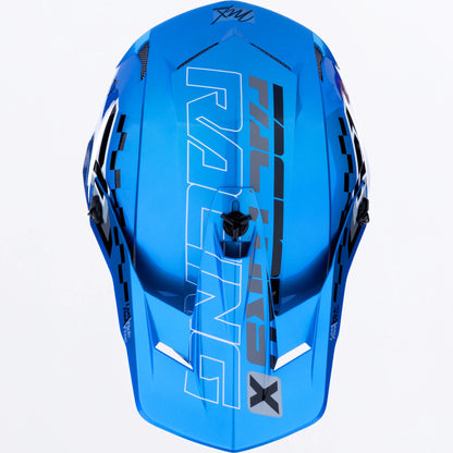 FXR Clutch MX Helmet Youth's Blue Size L