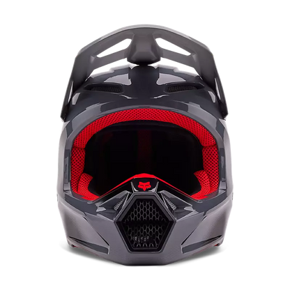 Fox V1 Interfere Helmet GY/RD MD