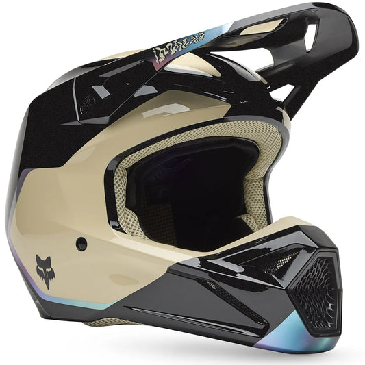Fox V1 Hello Future/Black Helmet Large