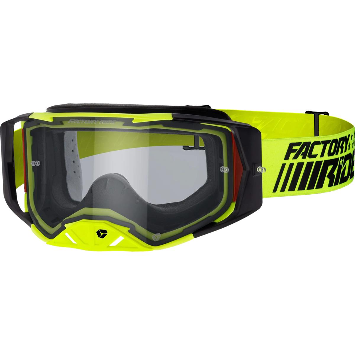 FXR Factory Ride Clear MX Goggles Trigger