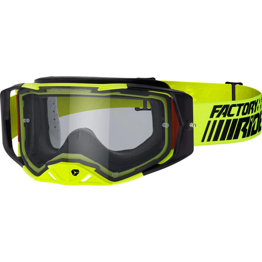 FXR Factory Ride Clear MX Goggles Trigger